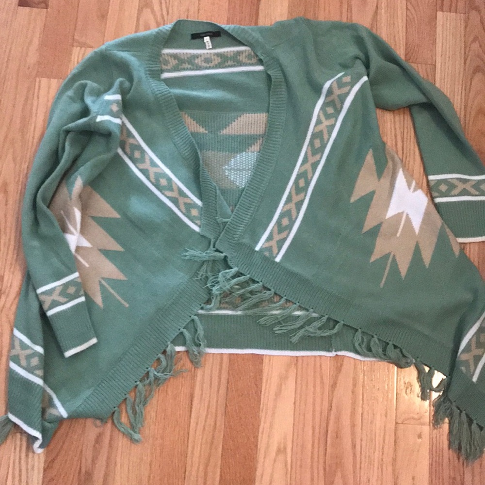 Patterned cardigan